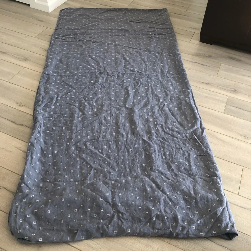 Rejuvenation Linen Embroidered Queen Duvet Cover